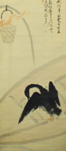 鵜舟図（原三溪筆、大正2年(1913)）岐阜市歴史博物館蔵